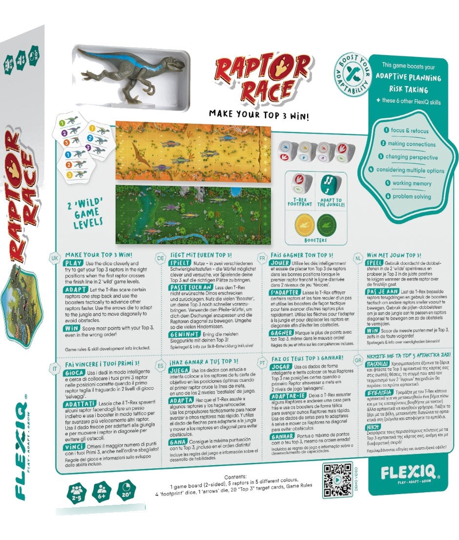 Juego De Mesa Race Raptor Flexiq