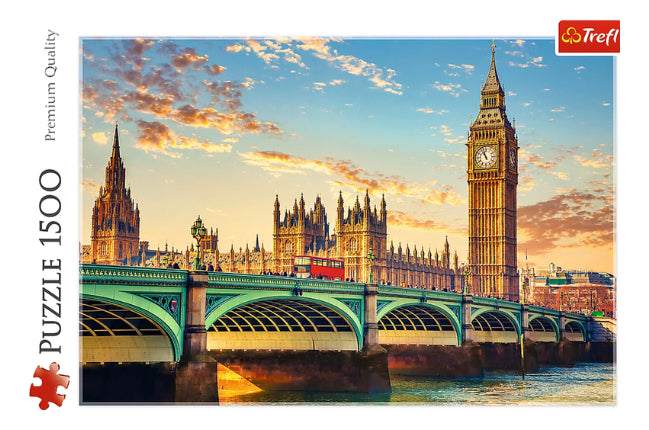Rompecabezas Red De Londres Reino Unido 1500 Piezas Trefl