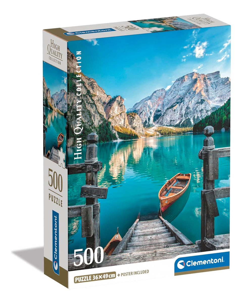 Clementoni Braies Lake Rompecabezas 500 Piezas