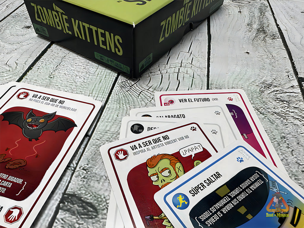 Juego De Mesa Ecg-zomb-6 Zombie Kittens En Español 7+ Exploding Kittens
