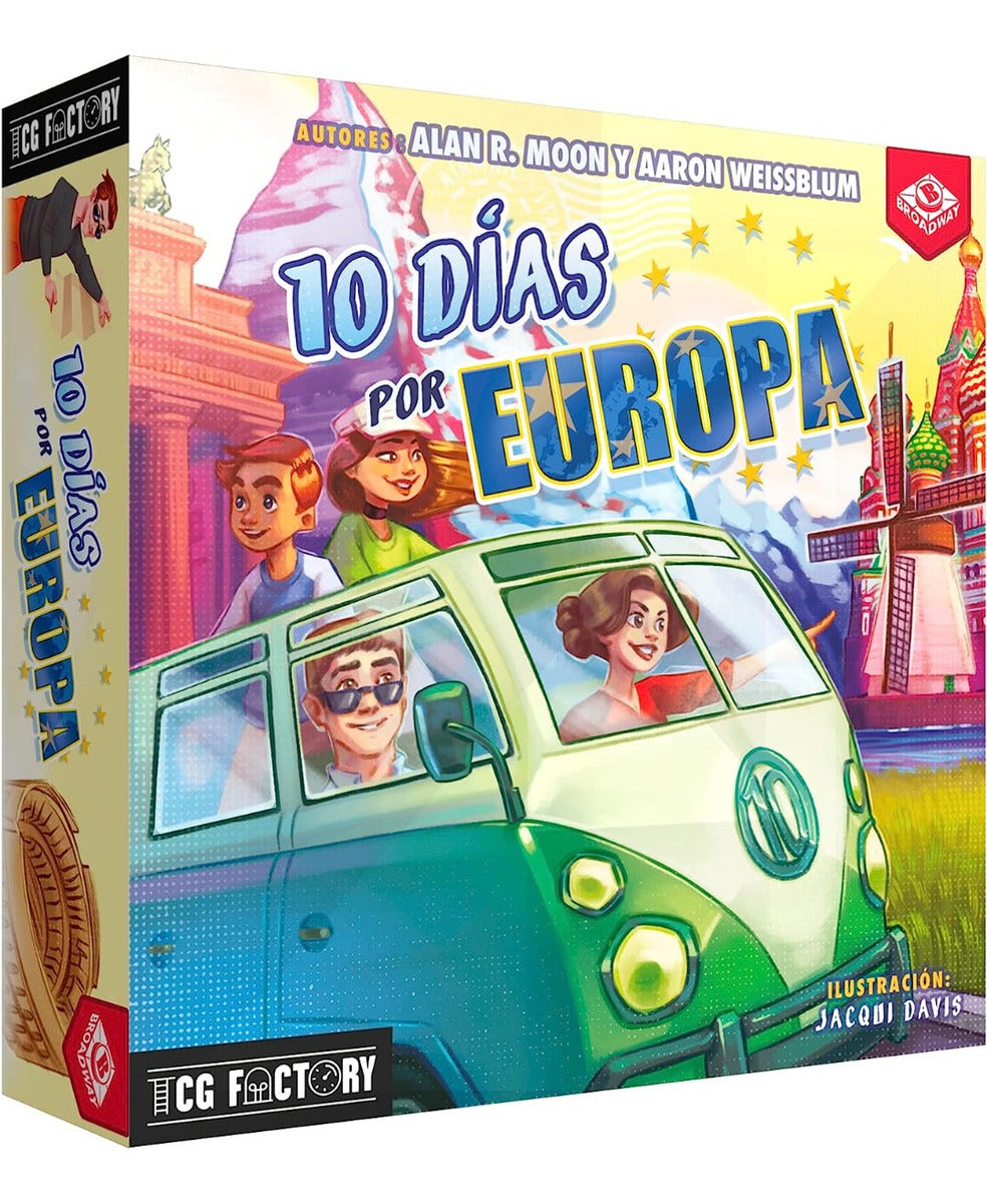 10 Días Por Europa Juego De Mesa Planeación Tcg Factory