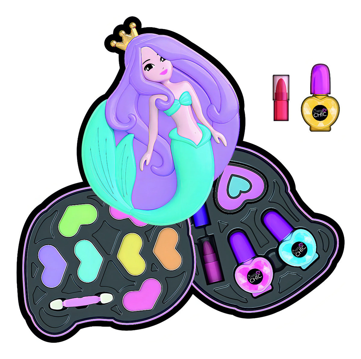 Juguete Maquillaje Niña Belleza Sirena Estuche Clementoni