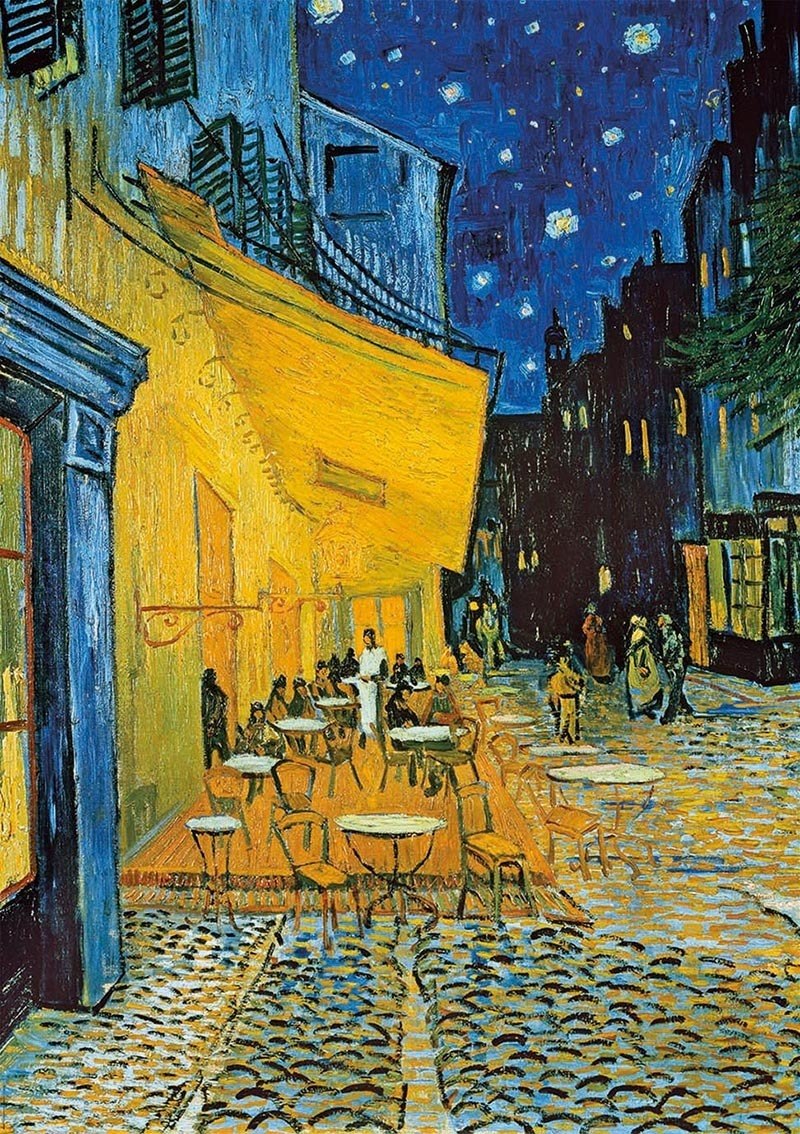 18491 Van Gogh Girasoles Café 2 Rompecabezas 1000 Pzas Educa