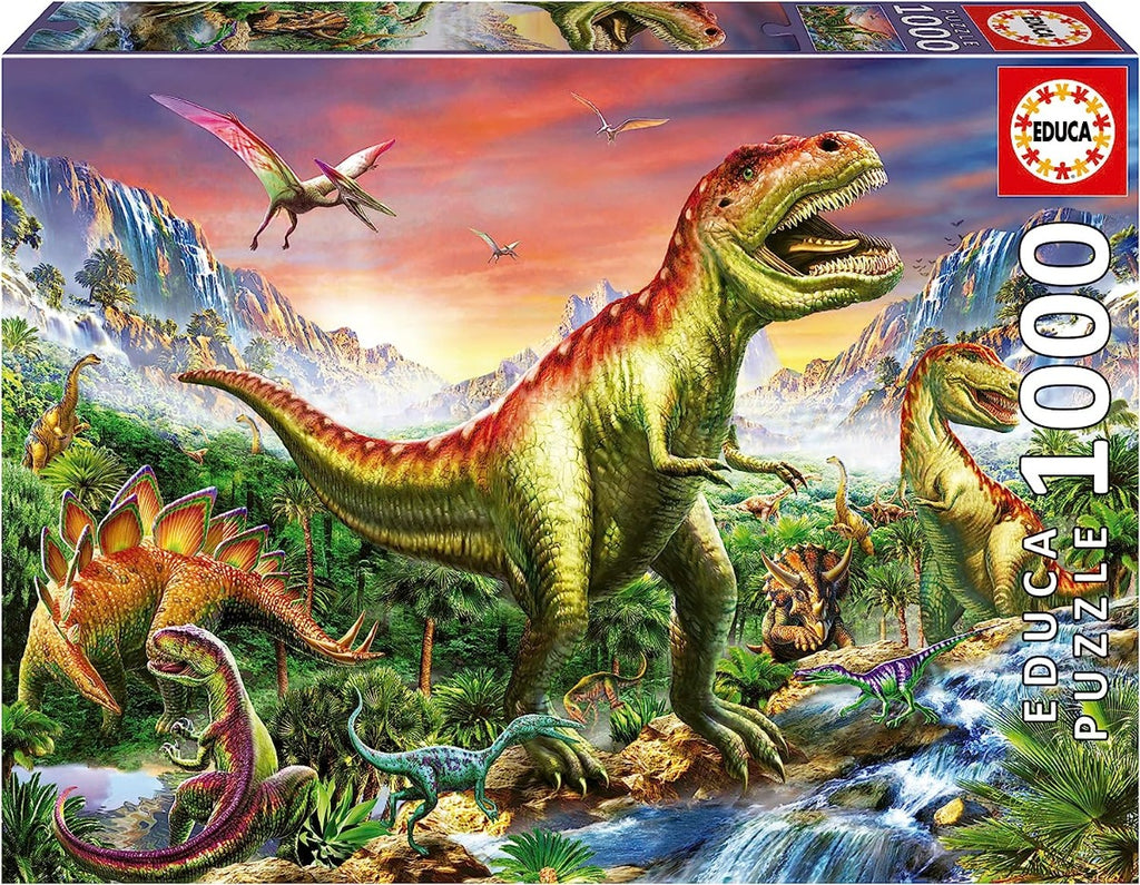 Bosque Jurásico Dinosaurios Rompecabezas 1000 Piezas Educa