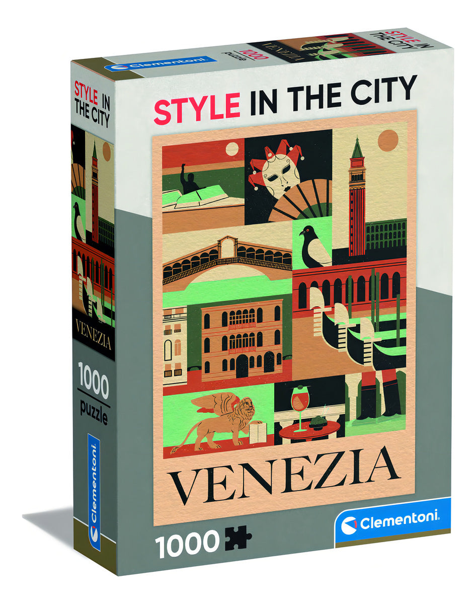 Rompecabezas Venecia Viaje Con Estilo 1000 Clementoni Italia