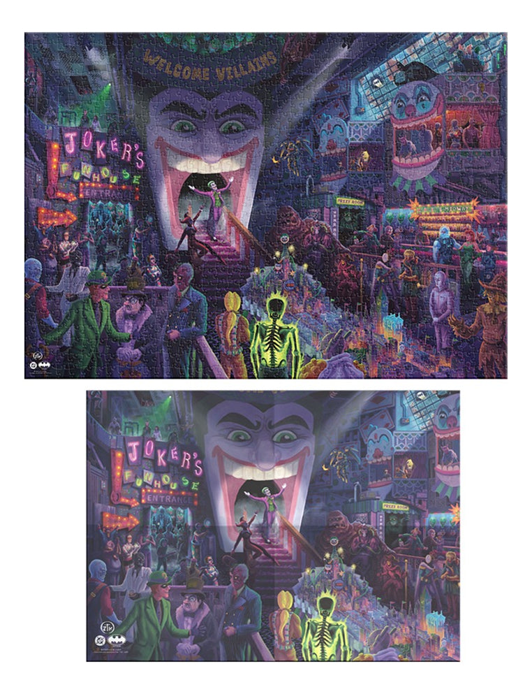 Rompecabezas Premium Dc Joker 1000 Piezas Blueboard + Poster