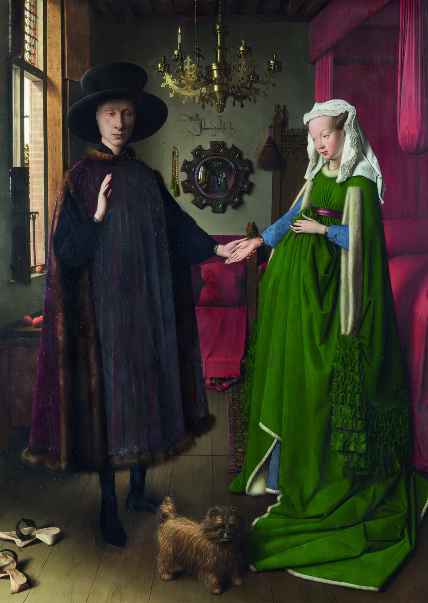 Retrato Matrimonio Arnolfini Rompecabezas 1000 Pz Clementoni