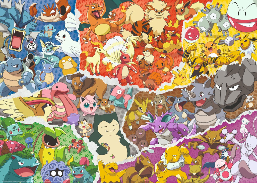 Rompecabezas Aventura Pokémon Ravensburger 1000 Pzas Puzzle