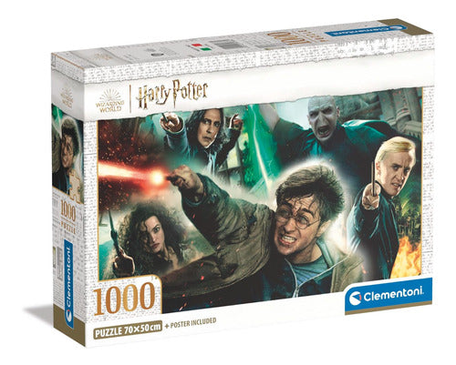 Rompecabezas Harry Potter Batalla Final 1000 Pz Clementoni