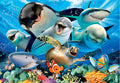 Rompecabezas Educa 500 Piezas Selfie Bajo El Agua Animales Cartón