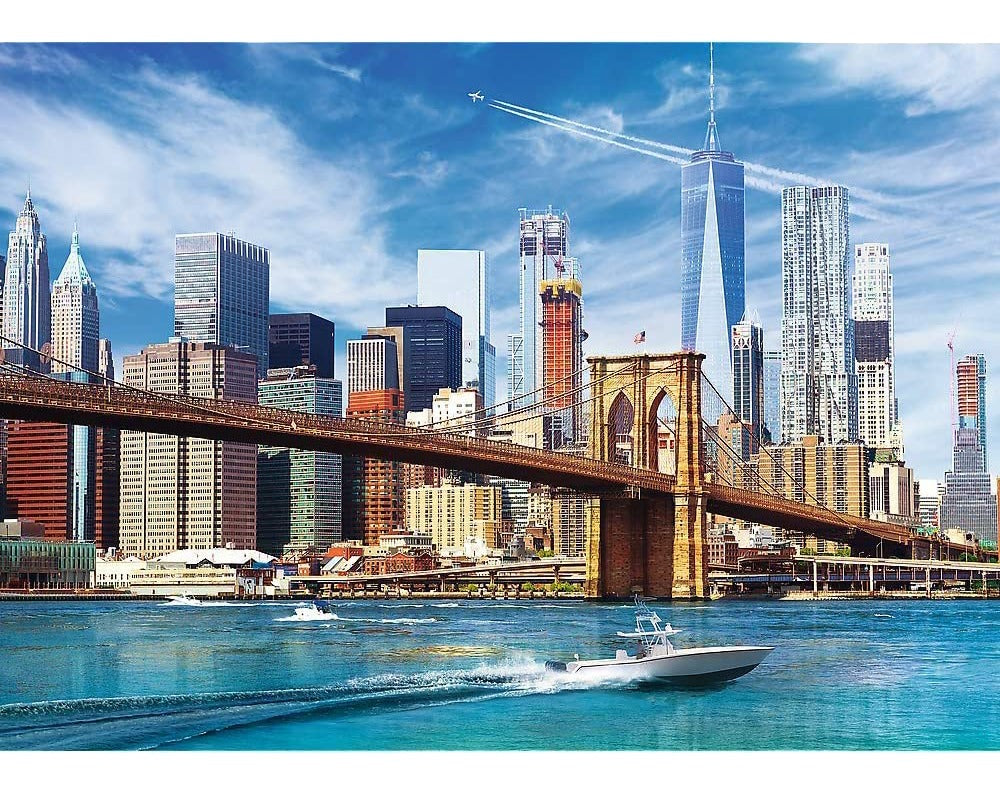 Rompecabezas Trefl Vista De Nueva York 500 Piezas 12+