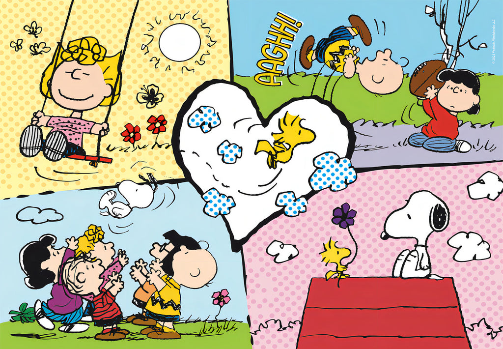 Rompecabezas Snoopy Y Amigos 500pz Clementoni Italia Peanuts