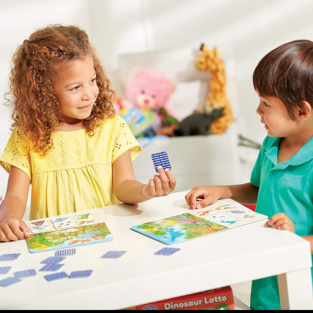Juego De Mesa Dinosaur Lotto Orchard Toys Educativo Niños 4 Jugadores