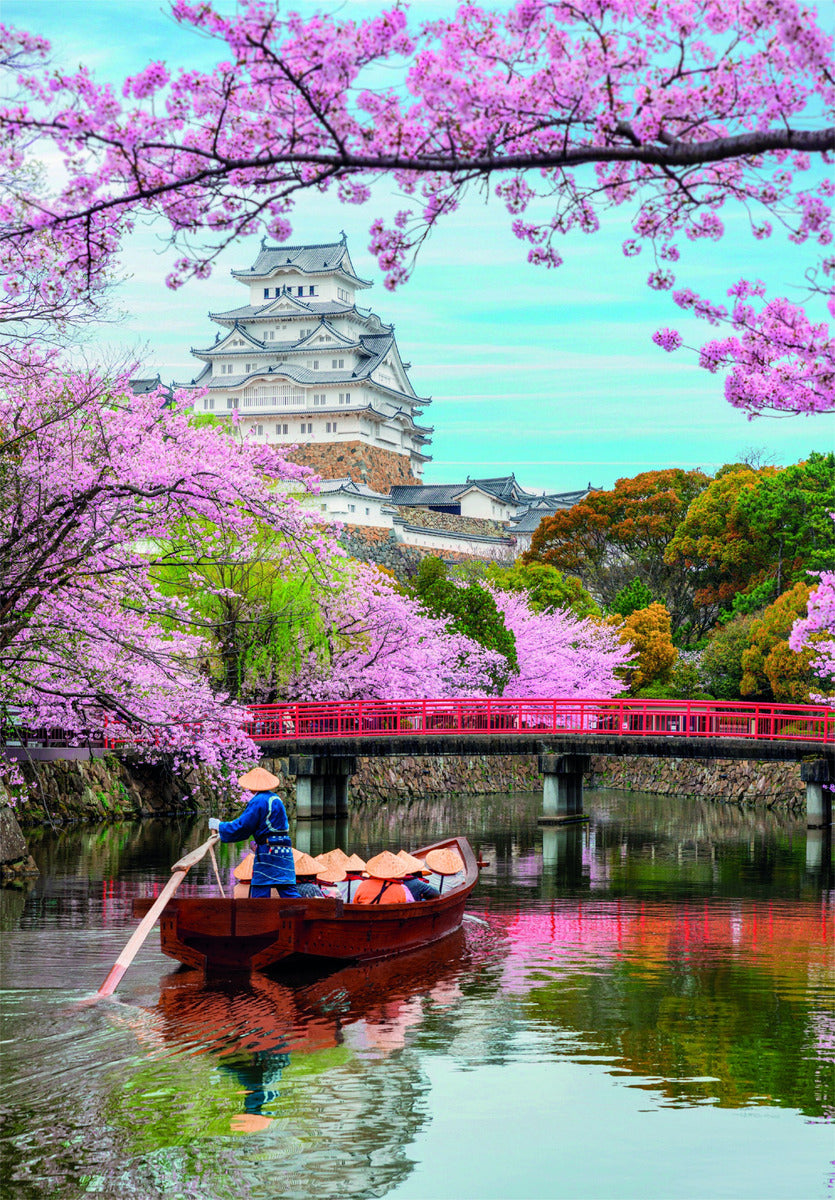 Rompecabezas Castillo Entre Cerezos 1000pz Clementoni Japon