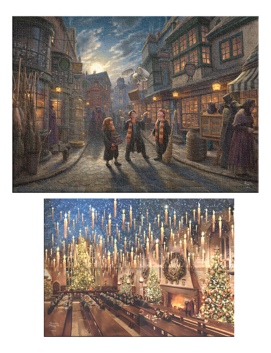 Rompecabezas Premium Harry Potter 1000 Pzas Thomas Kinkade Novelty