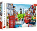 Londres Big Ben London Street Calle Rompecabezas 1000p Trefl