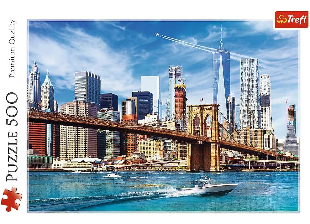 Rompecabezas Trefl Vista De Nueva York 500 Piezas 12+