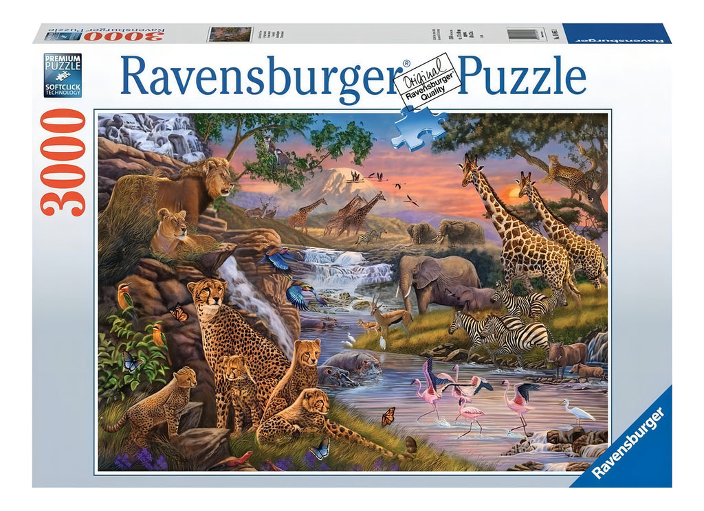 Rompecabezas Ravensburger Mundo Animal Con 3000 Piezas 14+