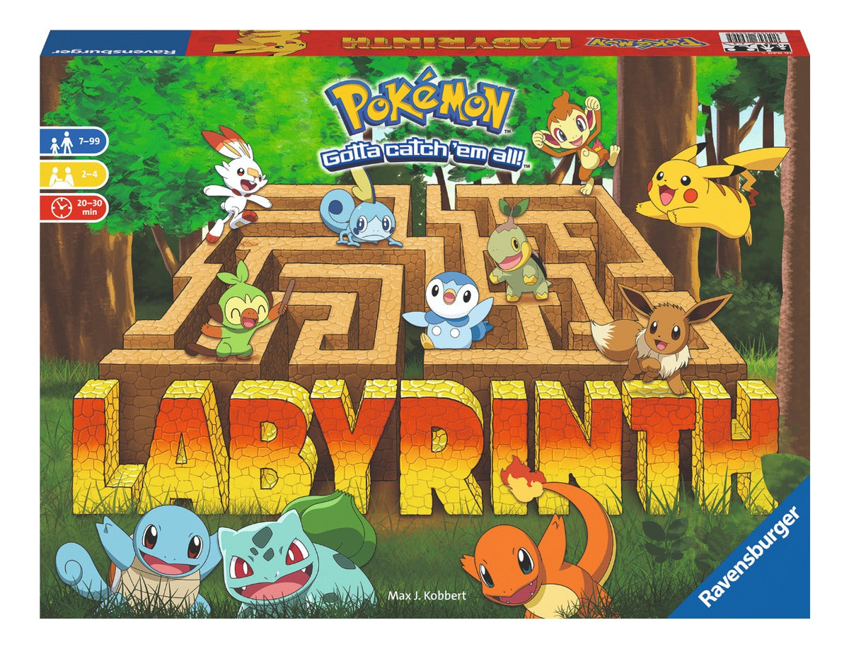 Juego De Mesa Pokémon Laberinto | 2 A 4 Jugadores | Ravensburger | Juego De Estrategia Para Niños Y Coleccionistas