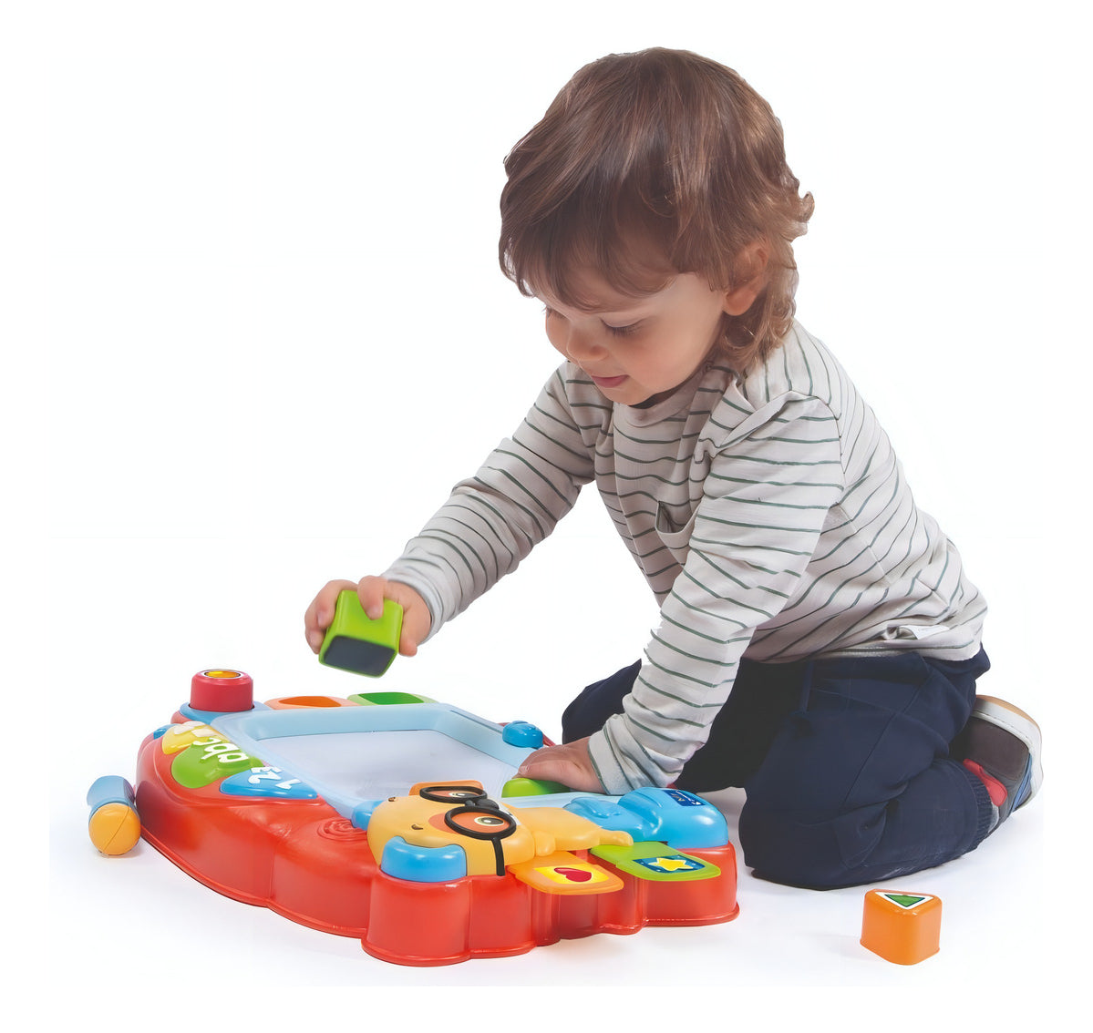 Pizarra Magnetica Infantil Musica Y Sonido Baby Clementoni Color Rojo