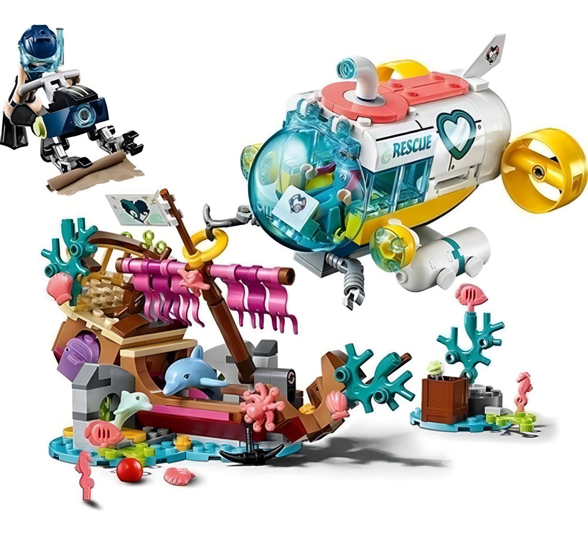 Lego Friends 41378 - Misión De Rescate De Delfines