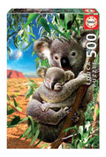Puzzle Rompecabezas 500 Piezas Koala Con Su Cachorro Educa