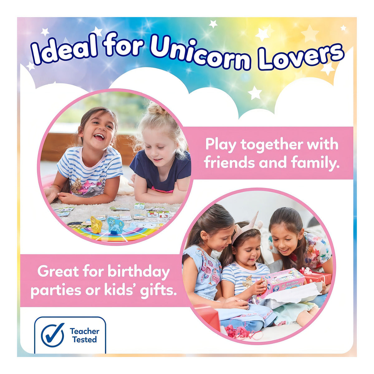 Juego De Mesa Infantil Unicornio Rainbow Orchard Toys 3 A 7 Años