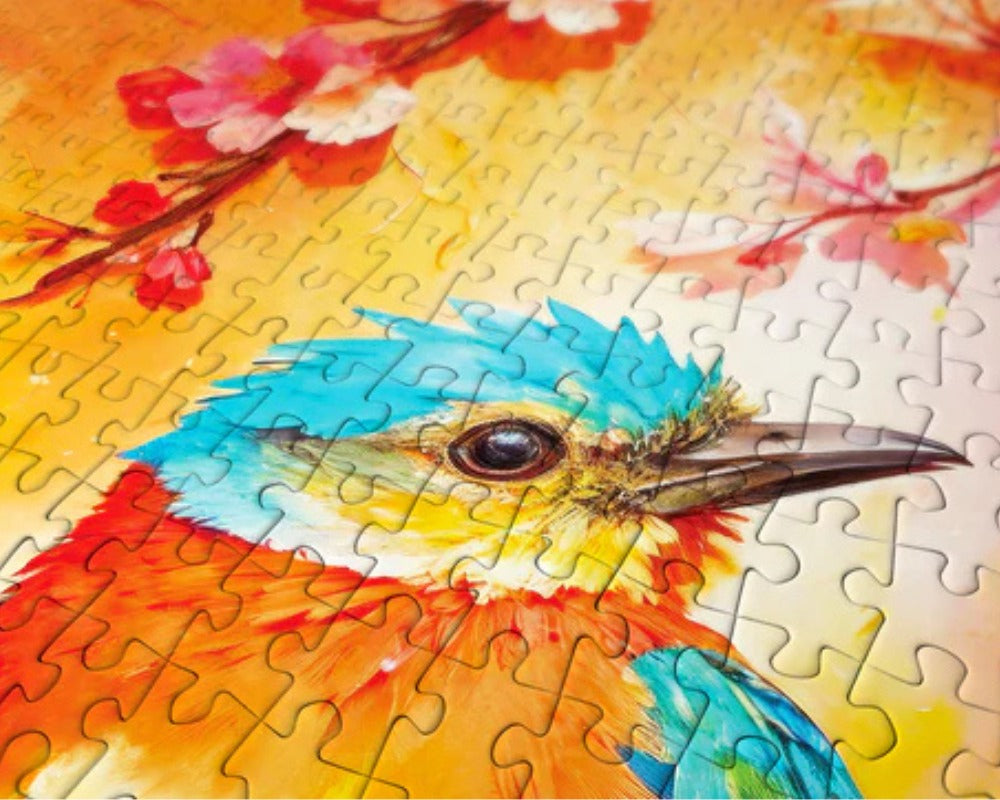 Rompecabezas Enjoy Puzzle 1000 Piezas Pajarito Colores Cartón 2147