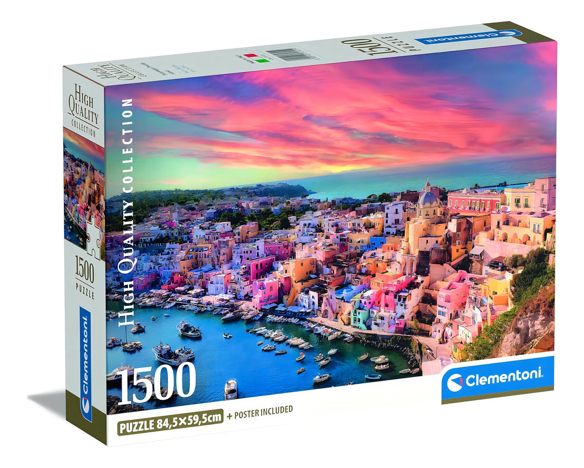 Puzzle Clementoni Isla Procida De 1500 Piezas