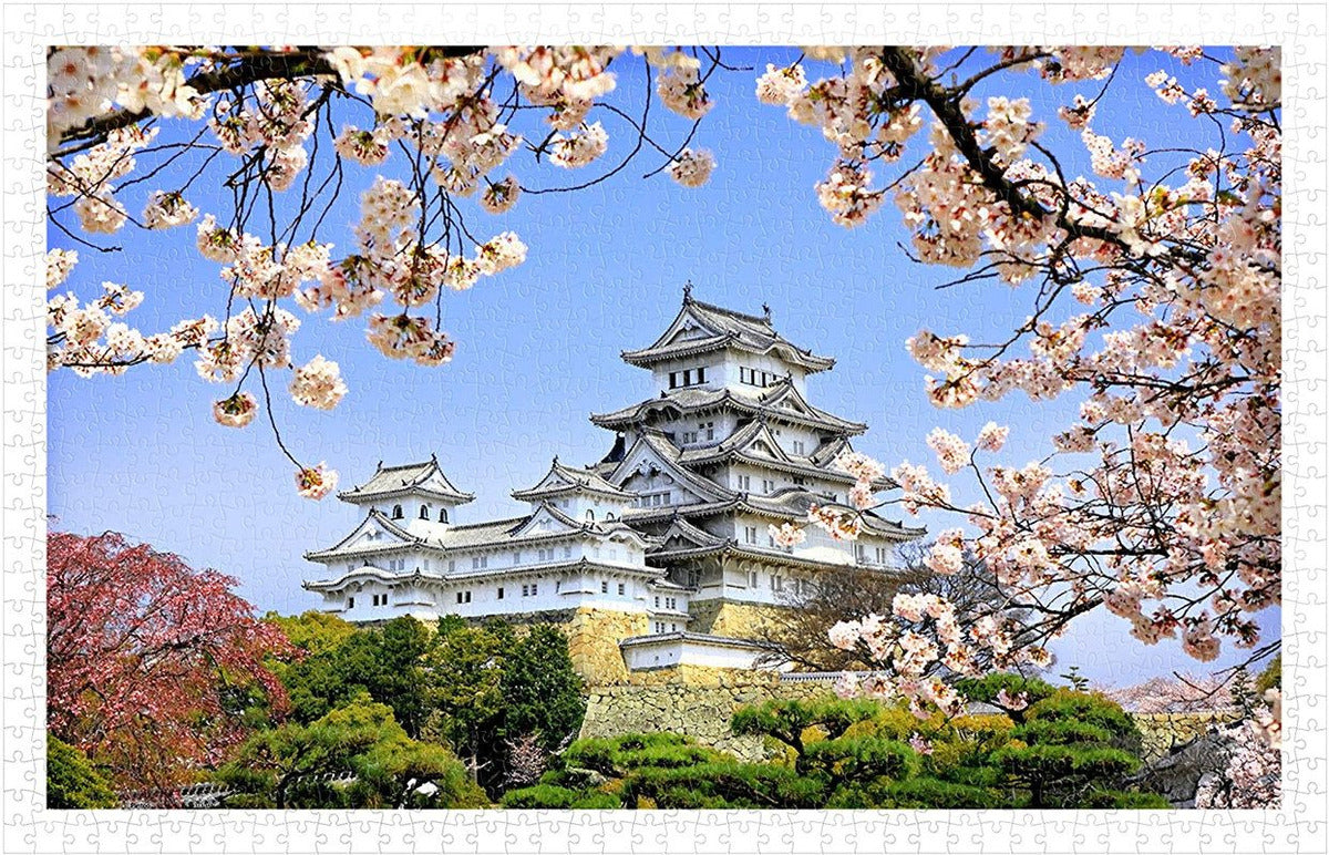 Rompecabezas Pintoo Himeji Jo - Árbol De Cerezos 1000 Piezas