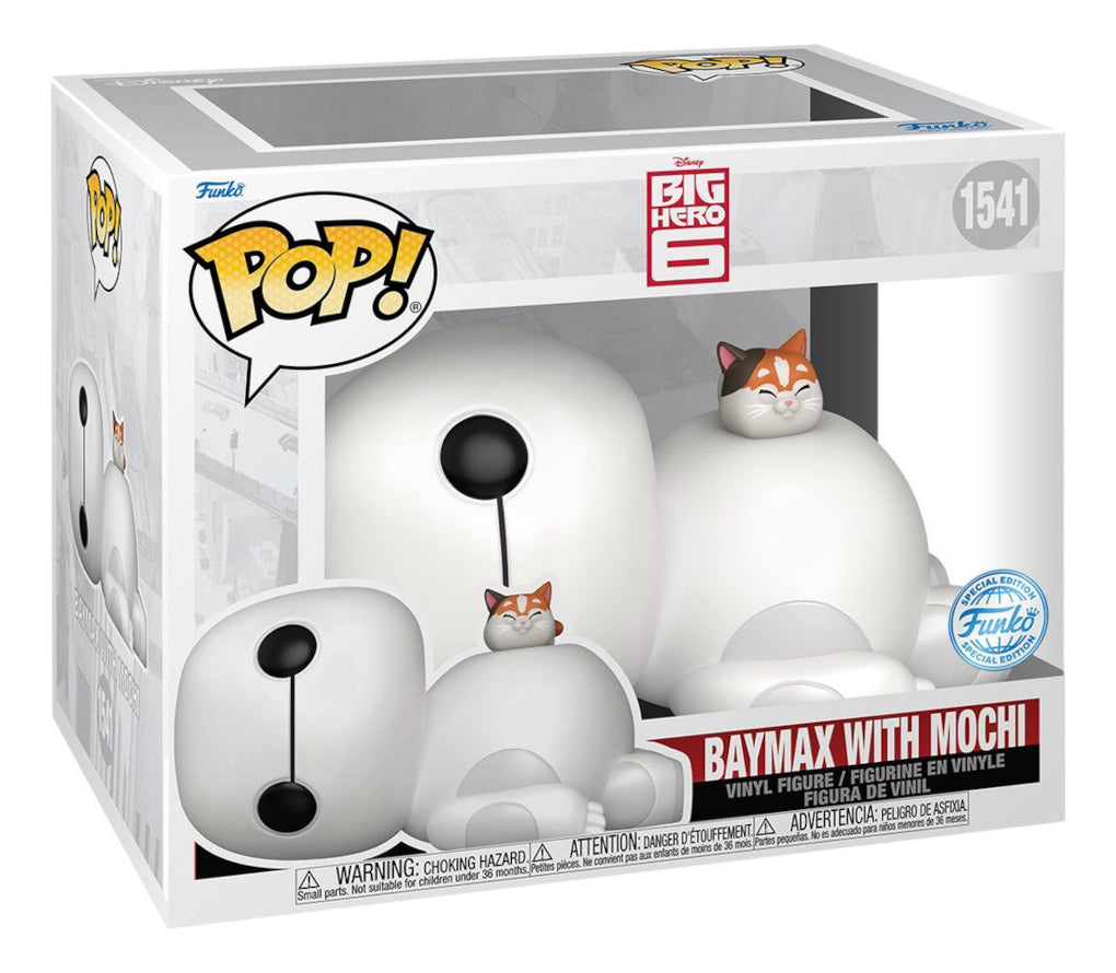 Funko Pop Super: Disney Grandes Heroes - Baymax Con Mochi