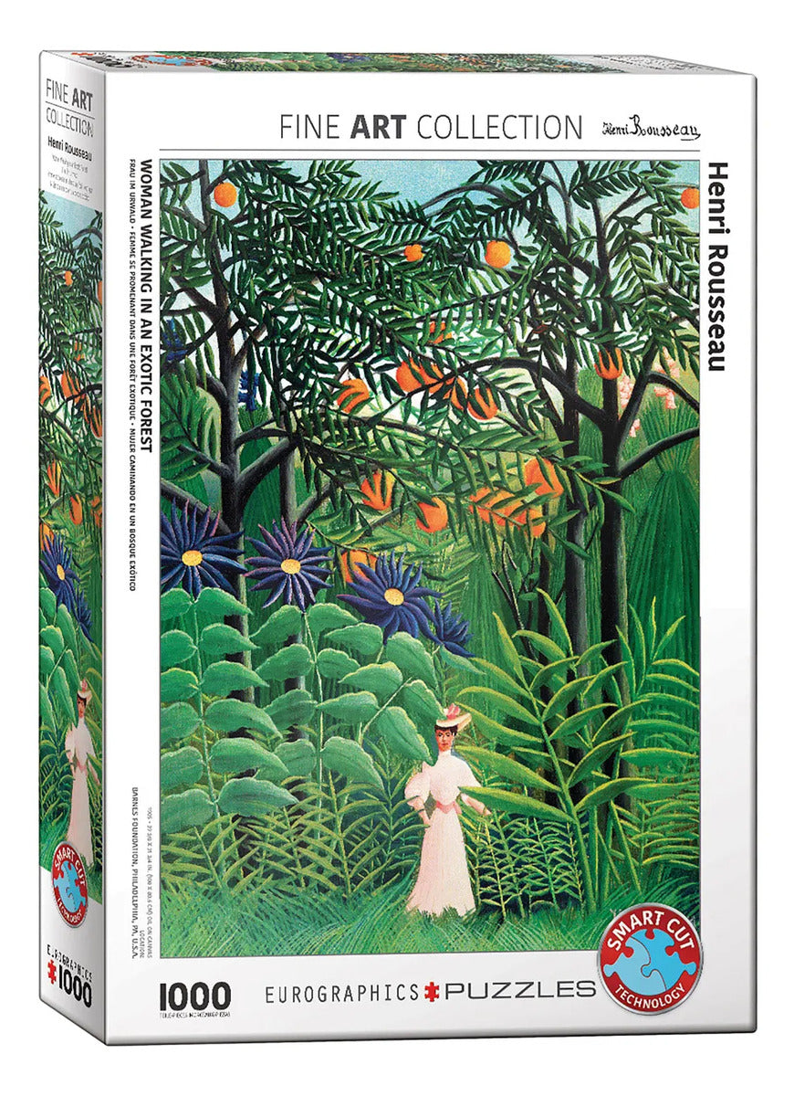 Rompecabezas Eurographics Mujer En El Bosque Rousseau 1000pz