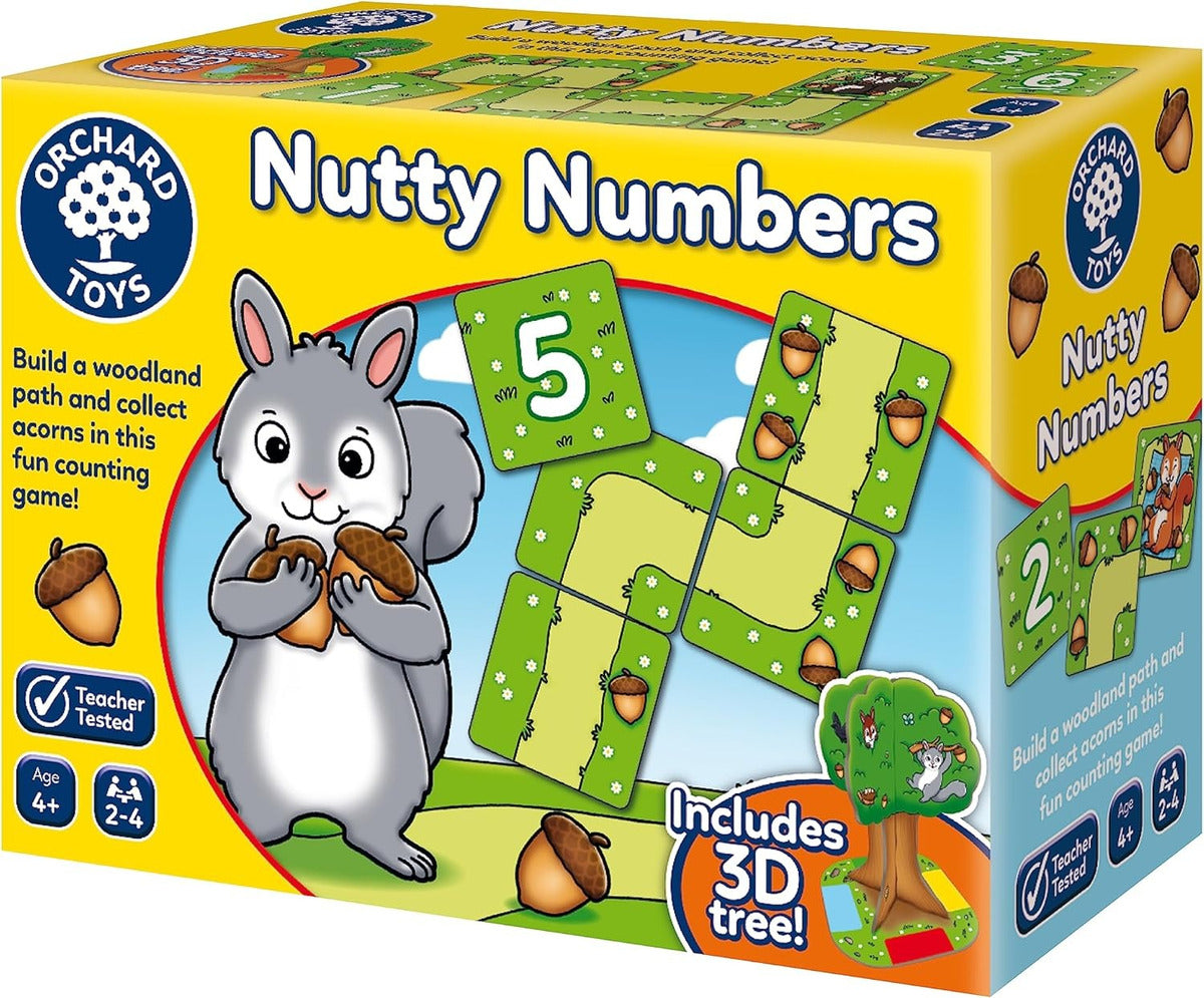 Juego De Mesa Contar Ardillas Nutty Numbers Orchard Toys