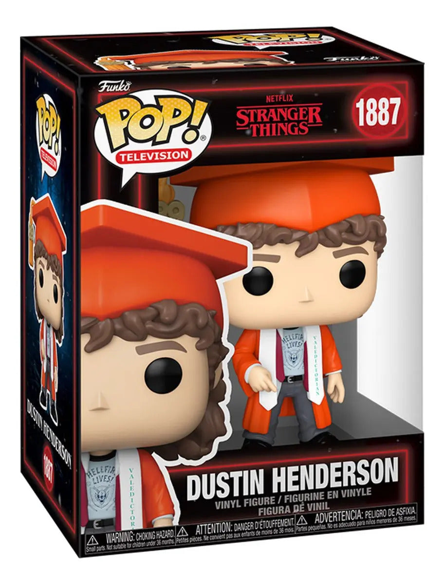 Funko Pop Tv: Stranger Things - Dustin Graduacion