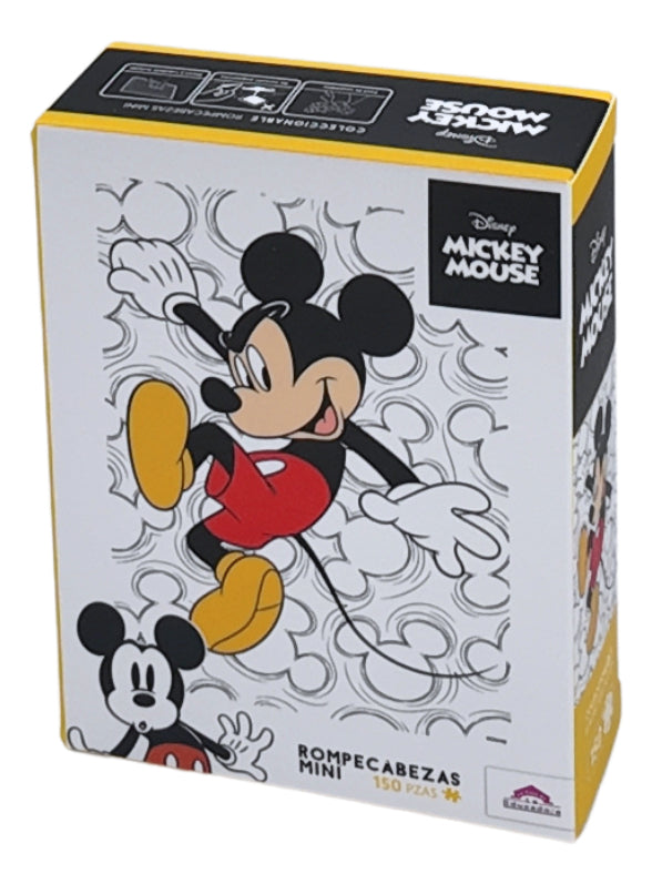 Rompecabezas Plástico Mickey Mouse 150 Piezas Miniatura Disney