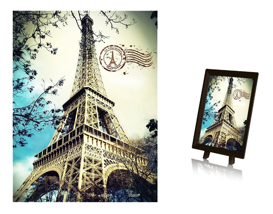 Rompecabezas Pintoo Torre Eiffel De 150 Piezas Miniatura 14+