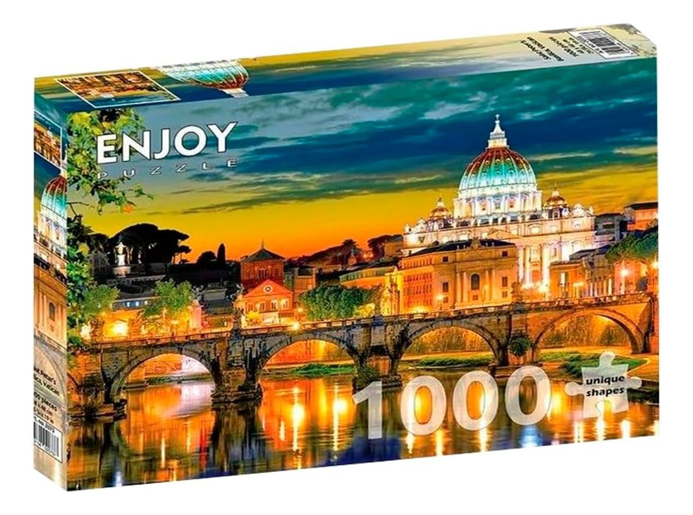 Rompecabezas 1000 Piezas Basílica San Pedro Vaticano Enjoy
