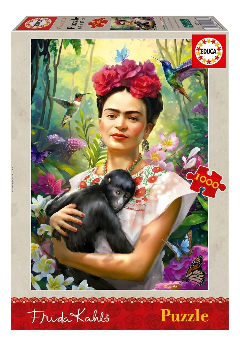 Rompecabezas 1000 Piezas Frida Kahlo Jardin De La Vida