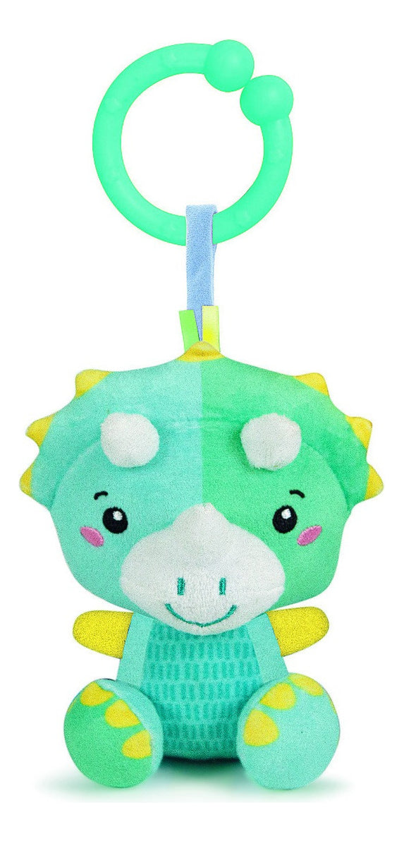 Sonaja Suave Dinosaurio Sensorial Denticion Baby Clementoni