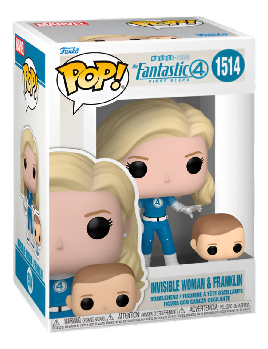 Funko Pop! Cuatro Fantasticos - Mujer Invisible Y Franklin
