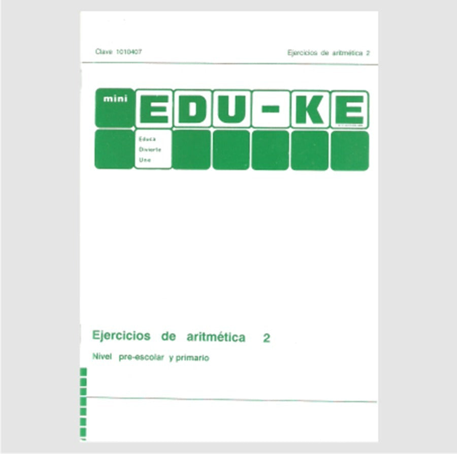 1010407 Cuaderno Ejercicios De Aritmética 2 Arco Eduke