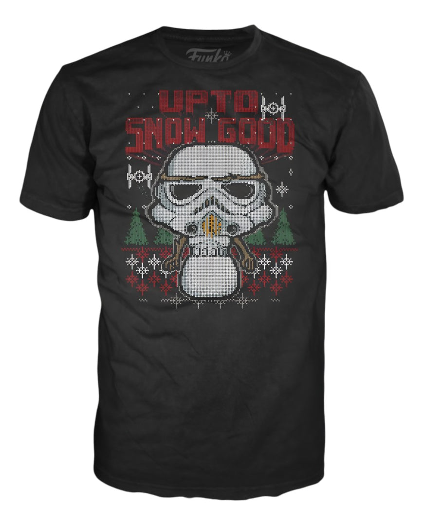 Figura 557 Cabeza Oscilante Y Playera G Star Wars Holiday Stormtrooper Funko Pop!