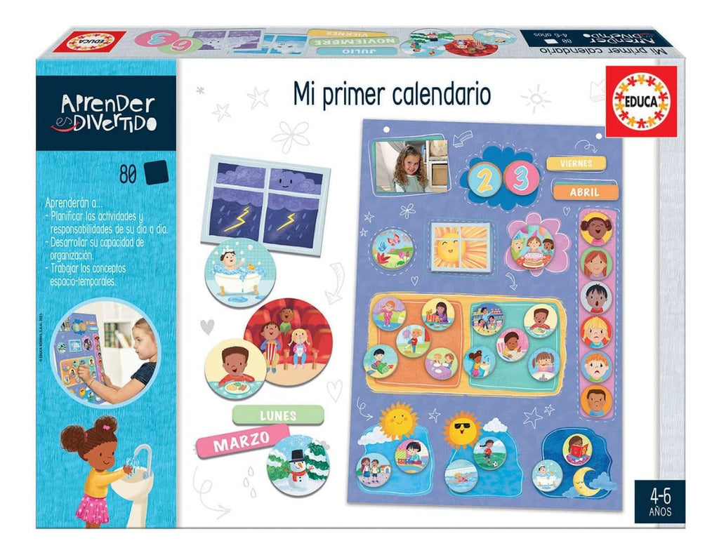 Juego Aprender Es Divertido Mi Primer Calendario Educa 19098