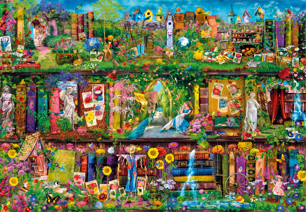 Rompecabezas Estante De Jardin Aimee Stewart 6000 Clementoni