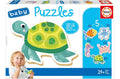 Rompecabezas Progresivo Baby Puzzle Animales Acuáticos Educa