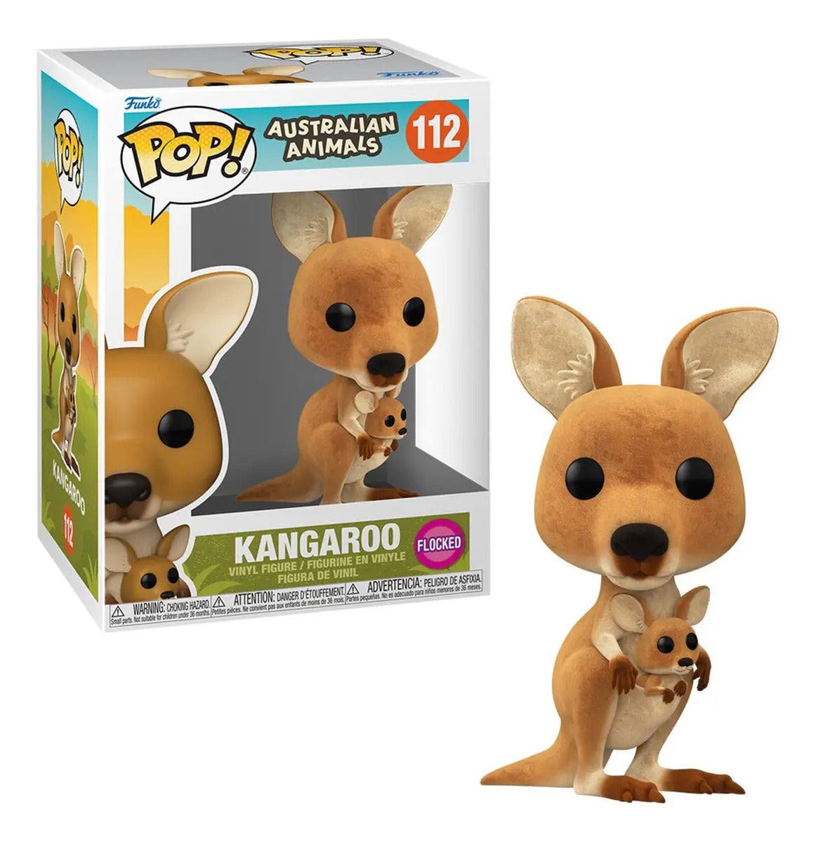 Funko Pop Vinyl: Animales Australianos - Canguro Flocked