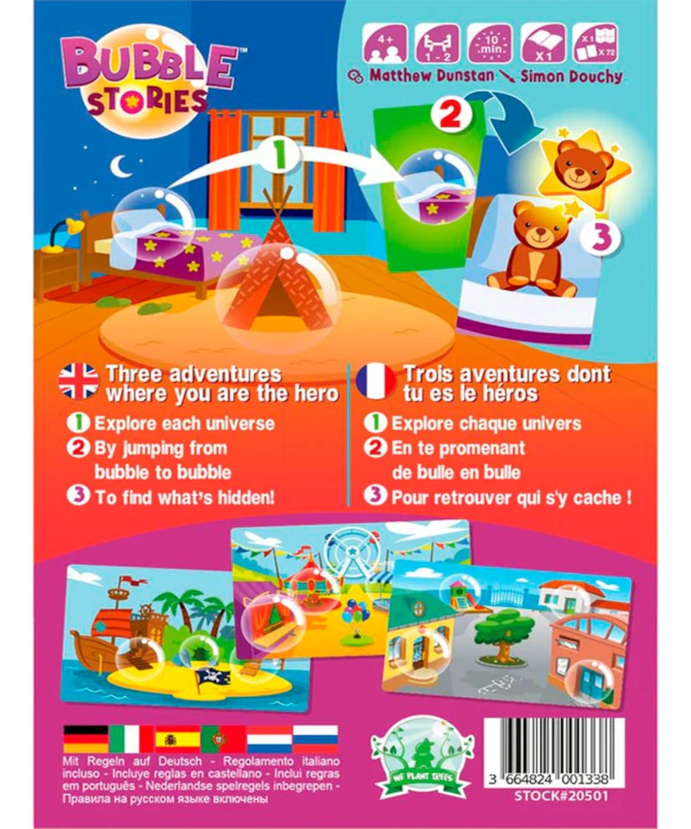 Blue Orange Bubble Stories Juego De Mesa
