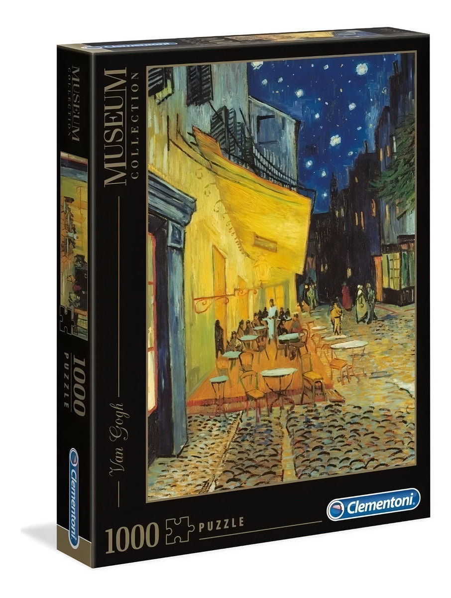 Rompecabezas Clementoni Museum Collection Van Gogh - Café Terrace 31470 De 1000 Piezas