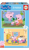 Rompecabezas 2 X 48 Piezas  Peppa Pig Educa