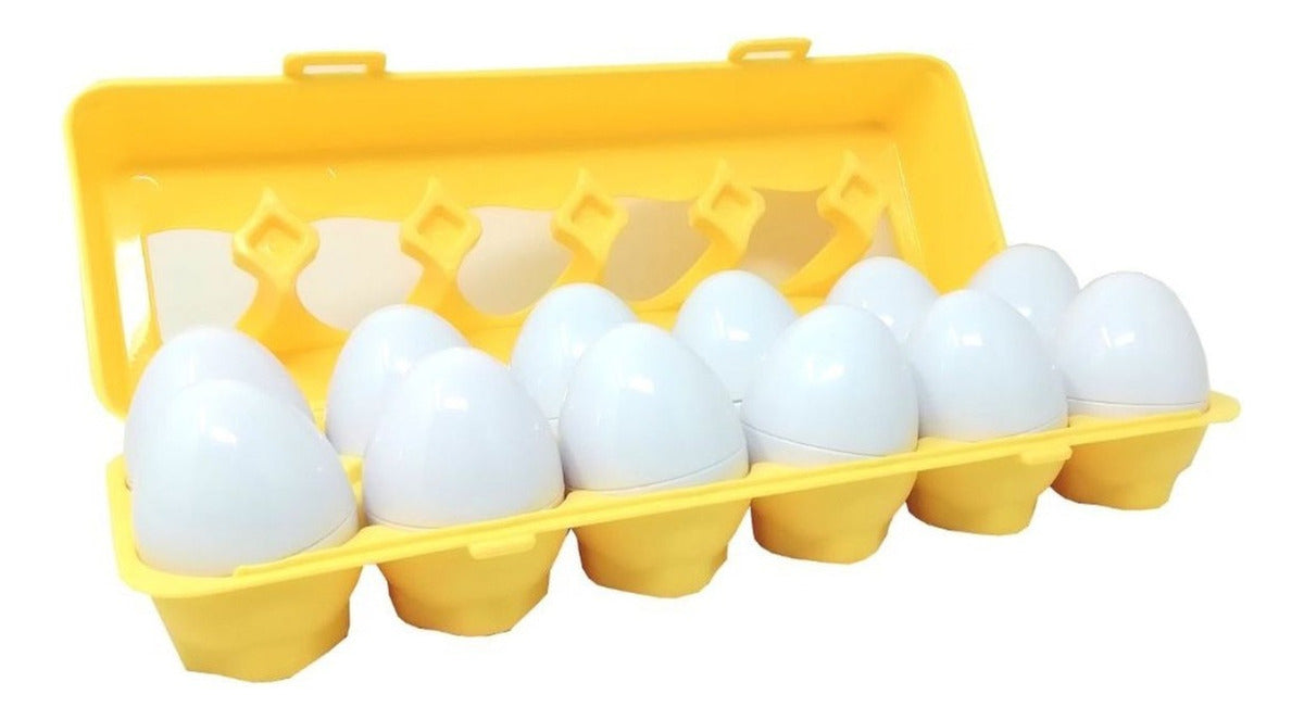 Clasificador Figuras Educar 12 Piezas Juguete Educativo Bebés Blanco Figuras